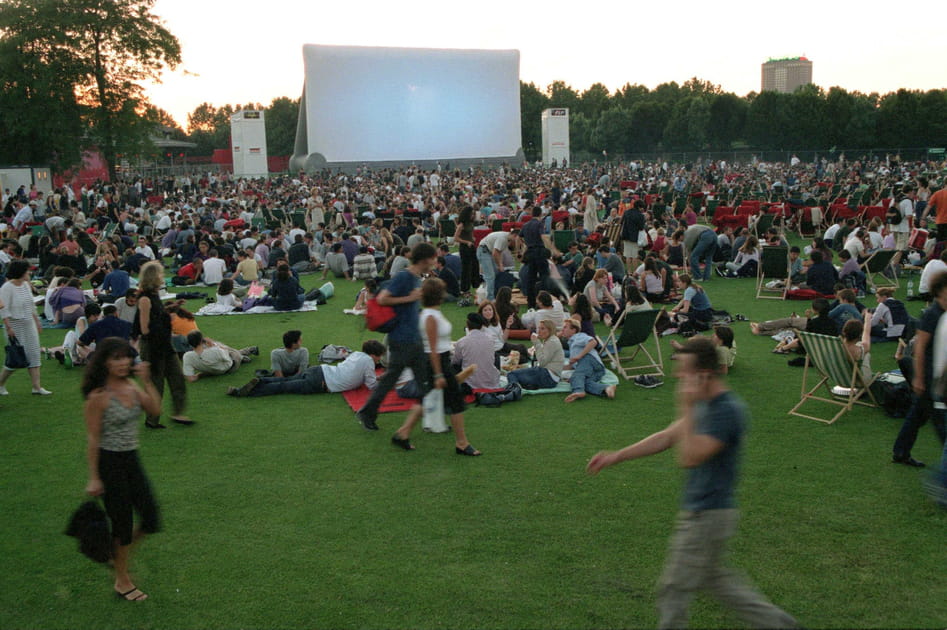 Cin&eacute;ma en plein air &agrave; La Villette