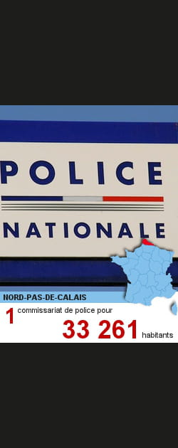 Champion des commissariats... le&nbsp;Nord&nbsp;Pas-de-Calais