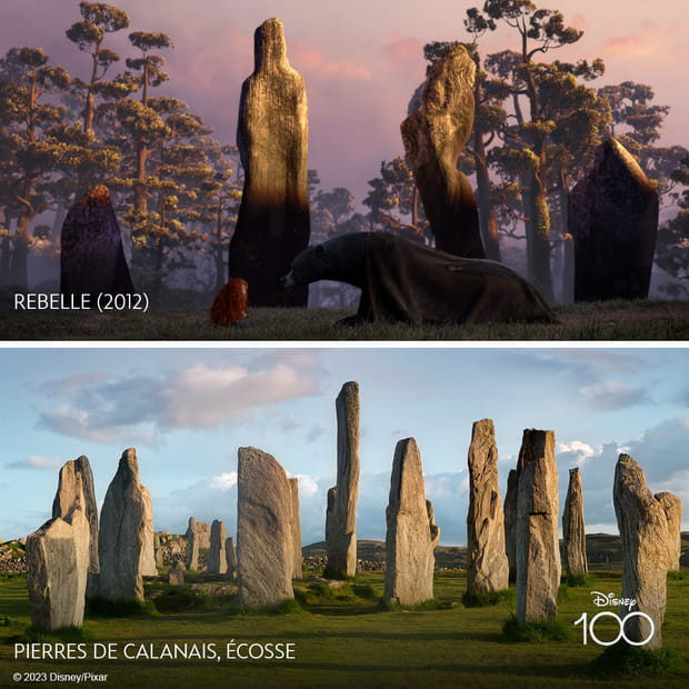 Ces lieux ont inspiré les studios Walt Disney et vous pouvez les visiter : Pierres de Calanais dans "Rebelle"