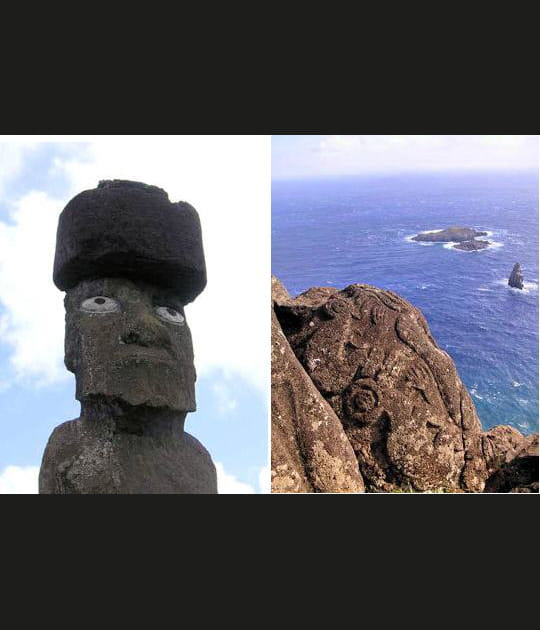 Les g&eacute;ants de l'&icirc;le de P&acirc;ques