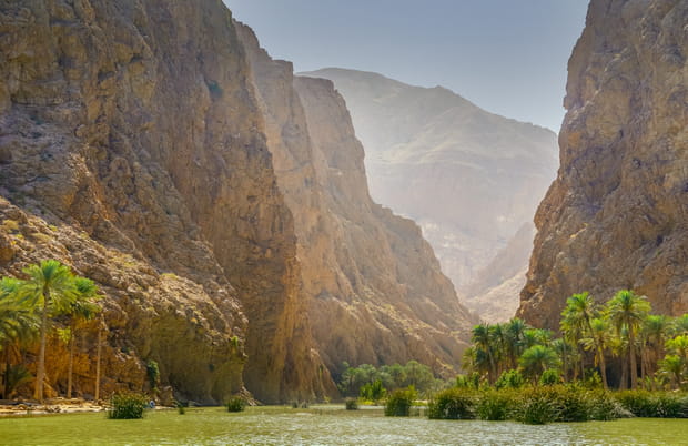 Wadi Shab : l'un des plus beaux "wadis" d'Oman