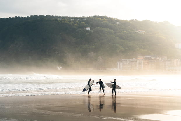 Surfer à la Zurriola