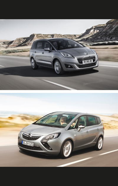 Peugeot 5008&nbsp;vs Opel Zafira Tourer