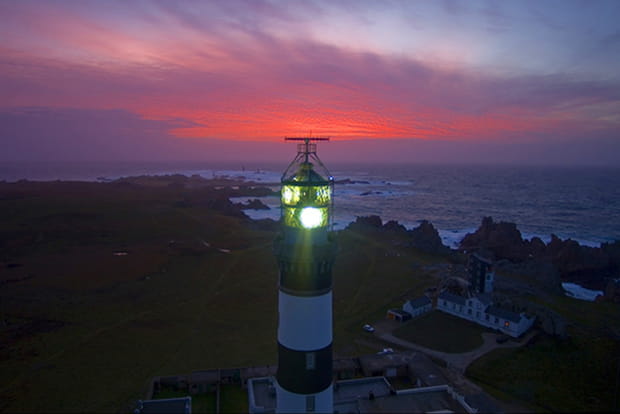 Le phare du Créac'h sur l'île d'Ouessant