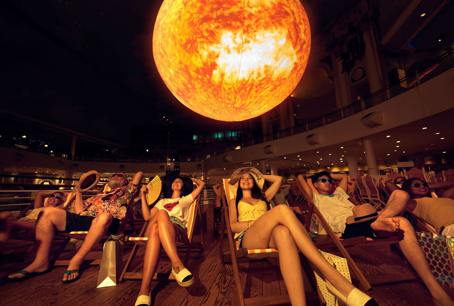Soleil artificiel g&eacute;ant