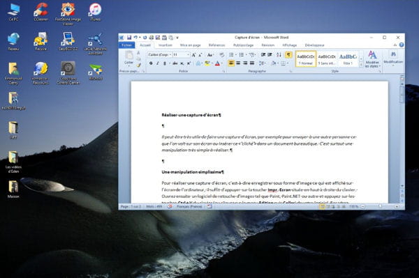 comment faire une capture d'écran sur pc