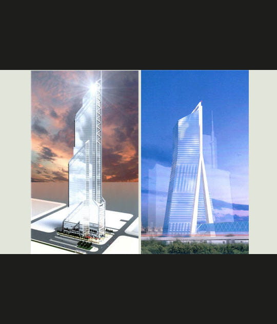 La Tour Mercury City et la tour mixte