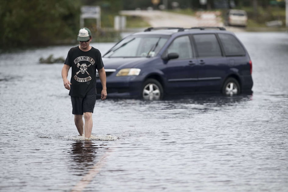 Les images spectaculaires de l'ouragan Florence