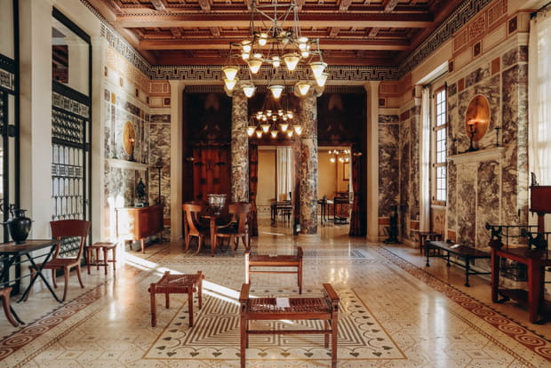 La villa Kérylos à Beaulieu-sur-Mer, la "belle hellène"