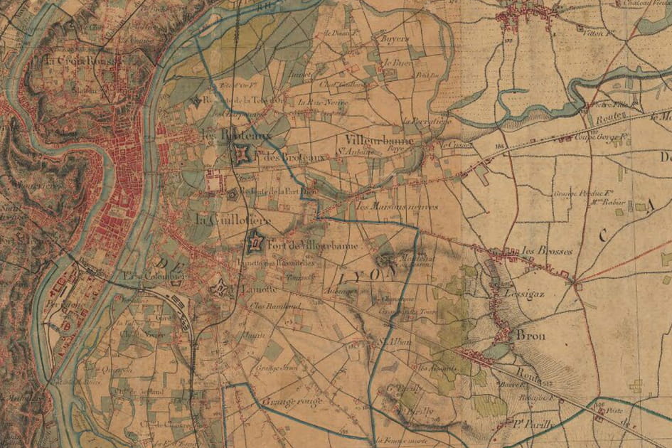Lyon vers 1860