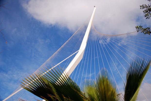 La Jérusalem moderne et son pont suspendu