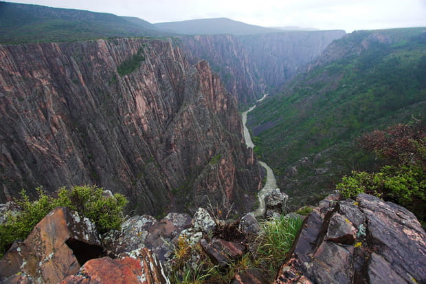 Gunnison River à travers le Colorado