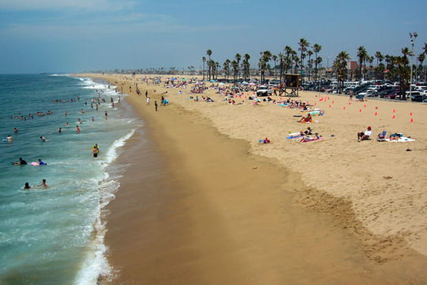 La plage de Santa Monica