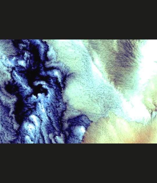 Palette color&eacute;e de nuages