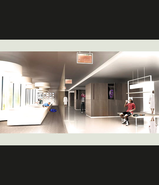 Les vestiaires