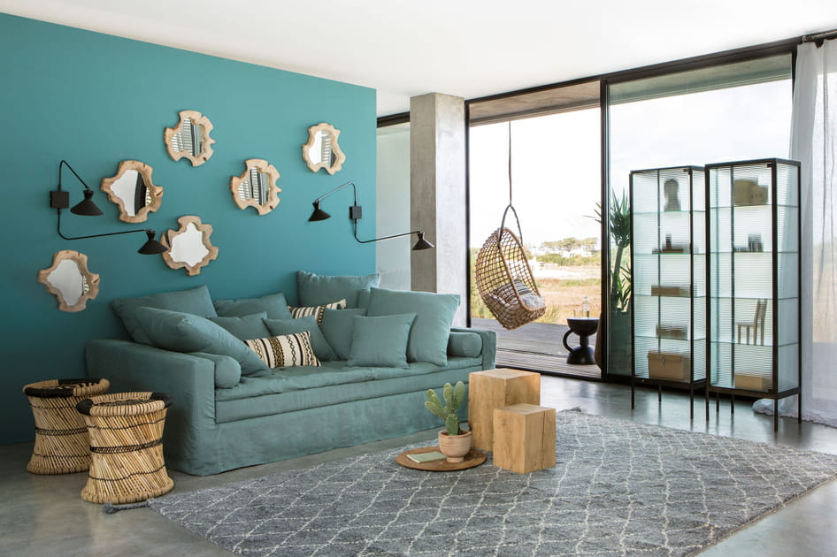 Un canap&eacute; d&eacute;co lit de repos