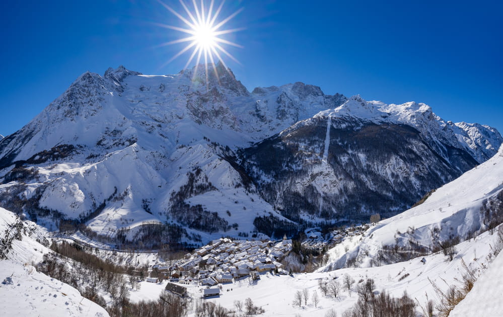 La Meije depuis La Grave