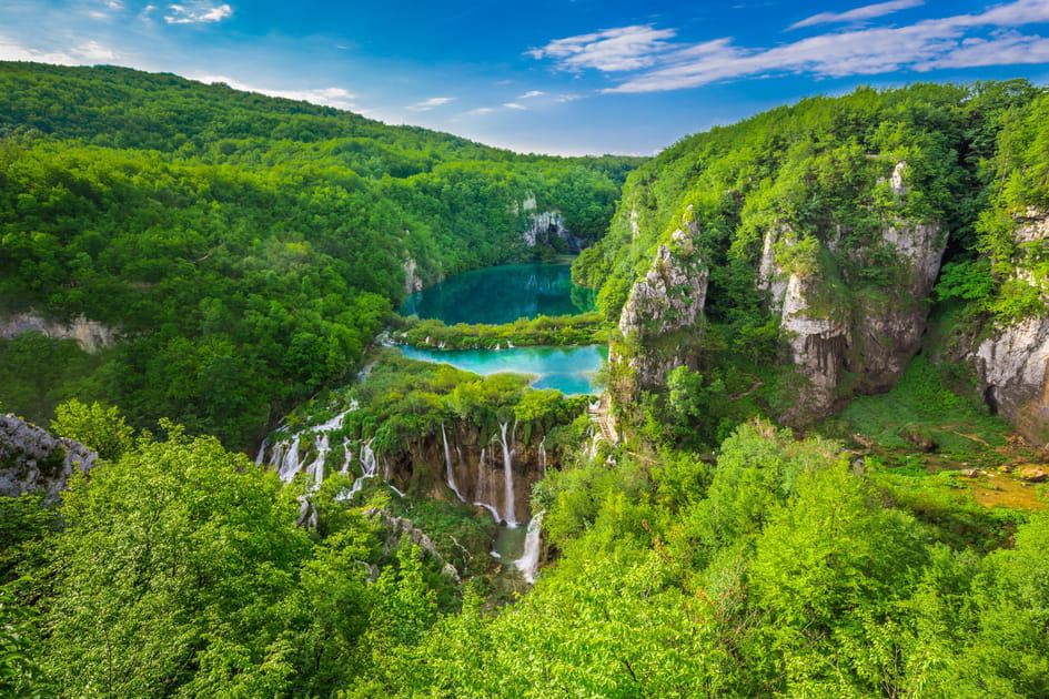 Le parc national des lacs de Plitvice, en Croatie