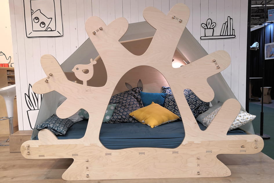 Un lit comme dans la nature &agrave; personnaliser