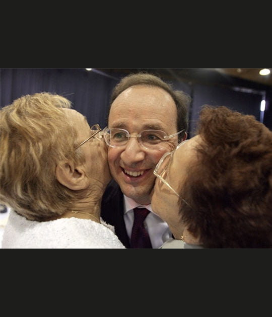 Fran&ccedil;ois Hollande, chouchou de ces dames