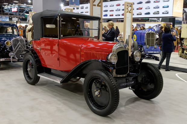 Le second modèle produit par Citroën est également présent à Rétromobile