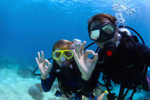 Baptême de plongée