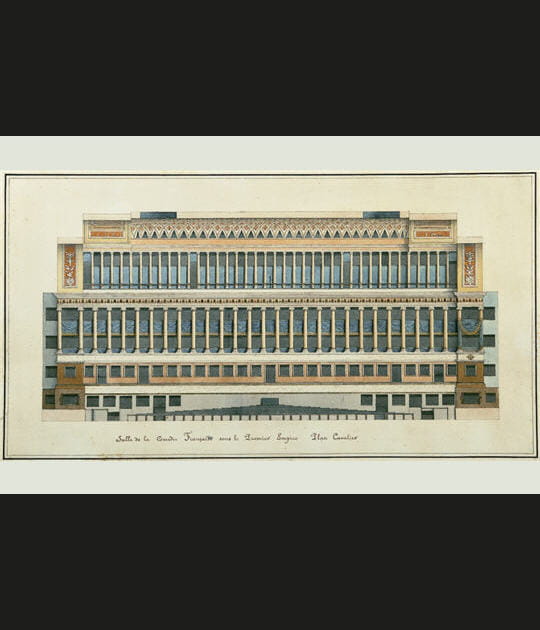 La colonnade du Th&eacute;&acirc;tre de la R&eacute;publique