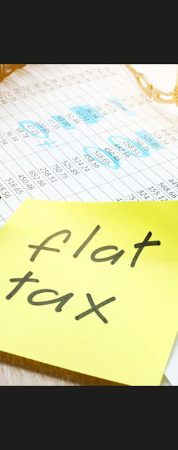 La flat tax a &eacute;t&eacute; mise en place