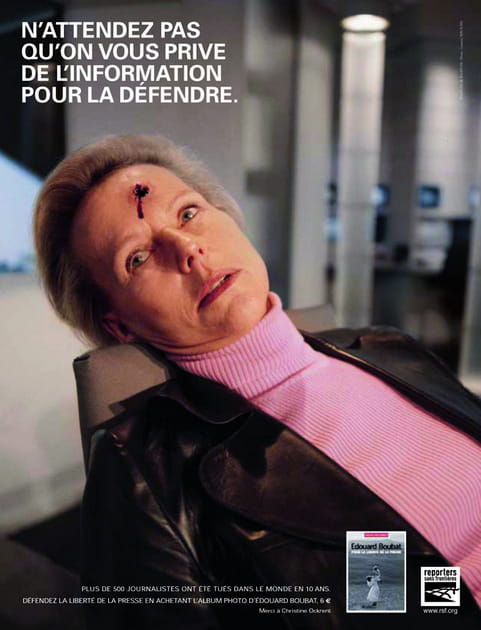 Christine Ockrent et image choc