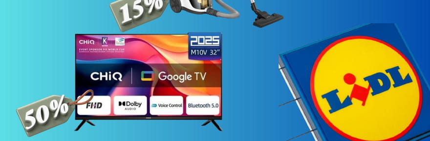 Black Friday Lidl 2025&nbsp;: C'est pas fini, des offres jusqu'&agrave; -70% encore en ligne