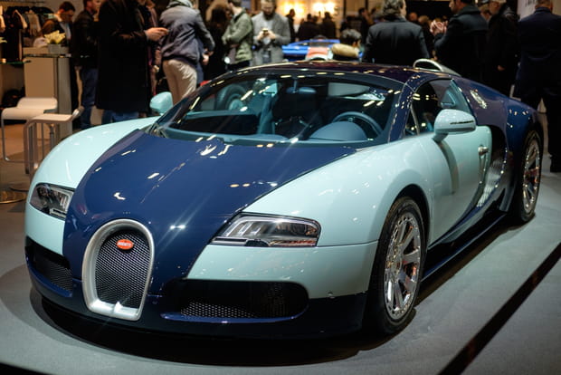 La Bugatti Veyron exposée à Rétromobile
