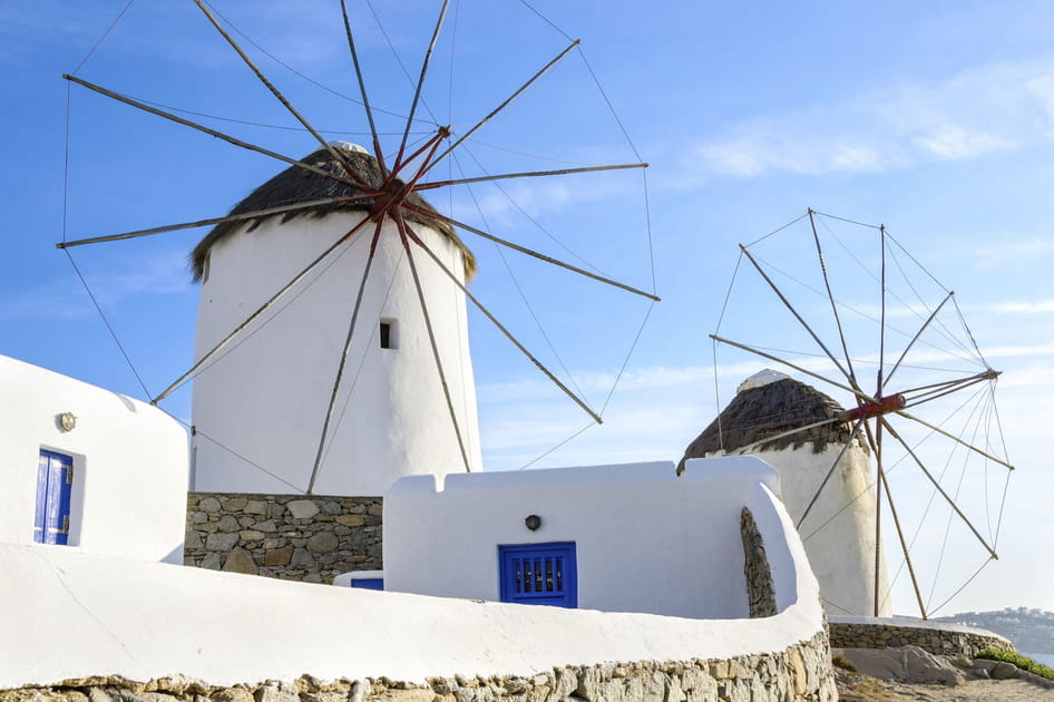 Mykonos, une &icirc;le dans le vent