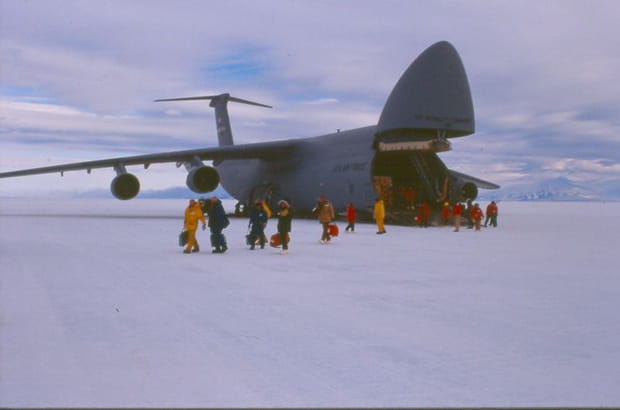 Aéroport sur la banquise
