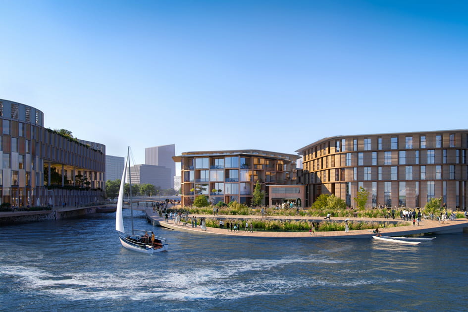 Oceanix, l'incroyable cit&eacute; flottante&nbsp;: des quartiers isol&eacute;s par les eaux&nbsp;?