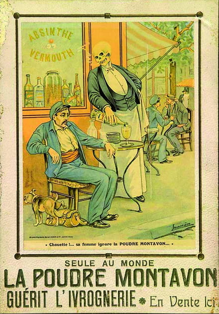 Une poudre qui gu&eacute;rit de l'ivrognerie