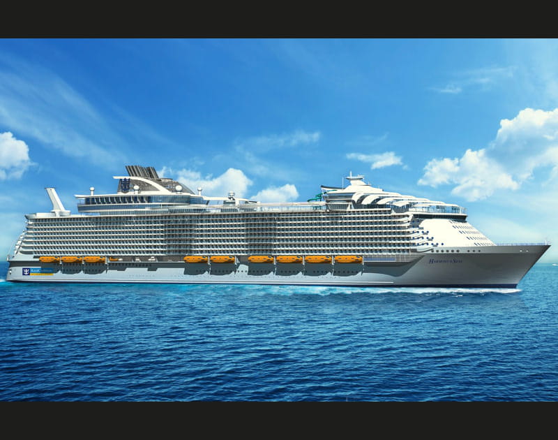 Harmony of the seas : le futur plus grand paquebot du monde [IMAGES]