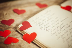 Lettre d'amour de la Saint-Valentin
