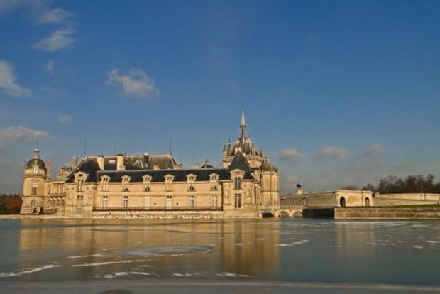 Chantilly sous la glace
