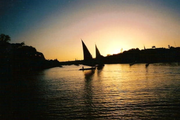 Le Nil entre Louxor et Assouan