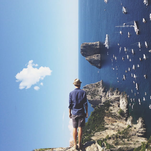 La mer &agrave; 90 degr&eacute;s
