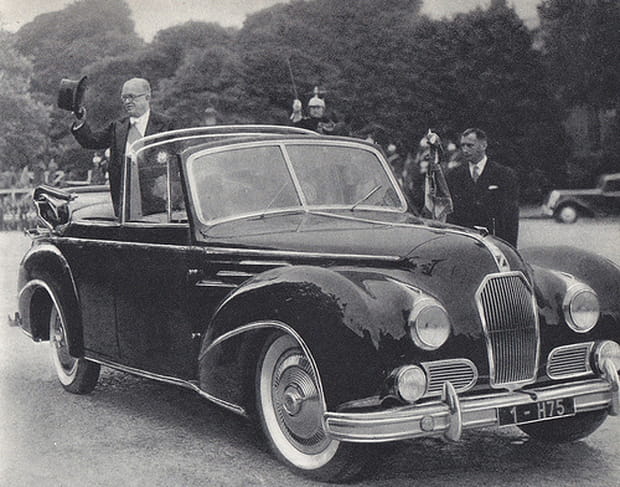 Une Talbot limousine surpuissante pour Auriol