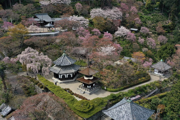 Nishikyo Yoshimine dera temple : préservé des touristes à Kyoto