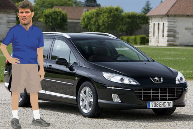 Fabien Pelous en Peugeot 407 SW