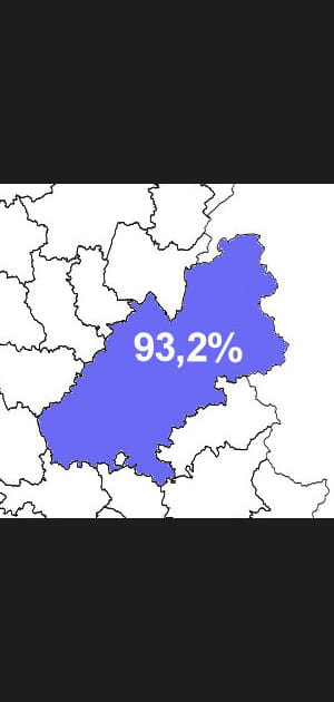 1e ex-aequo - Acad&eacute;mie de&nbsp;Grenoble&nbsp;: 93,2% de r&eacute;ussite