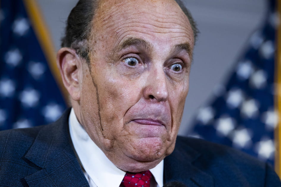 La teinture d&eacute;goulinante de Rudolph Giuliani
