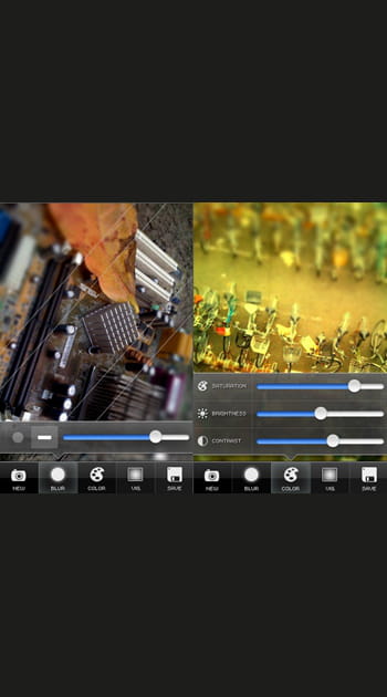 Donner un aspect miniature &agrave; vos photos