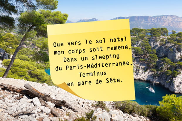 Sète vue par Georges Brassens