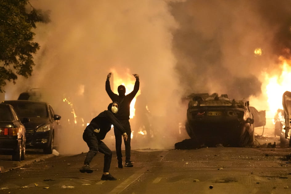 Les images des violences et d&eacute;bordements apr&egrave;s la mort de Nahel