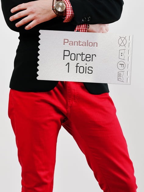 Le pantalon&nbsp;: 1&nbsp;fois ou plus