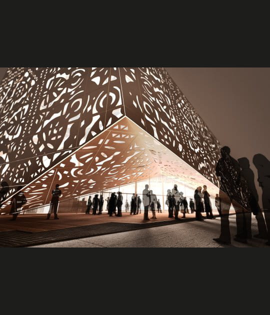 Le parcours promenade jusqu'au sommet